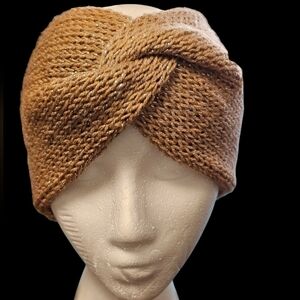 Cozy Tan Knit Headband